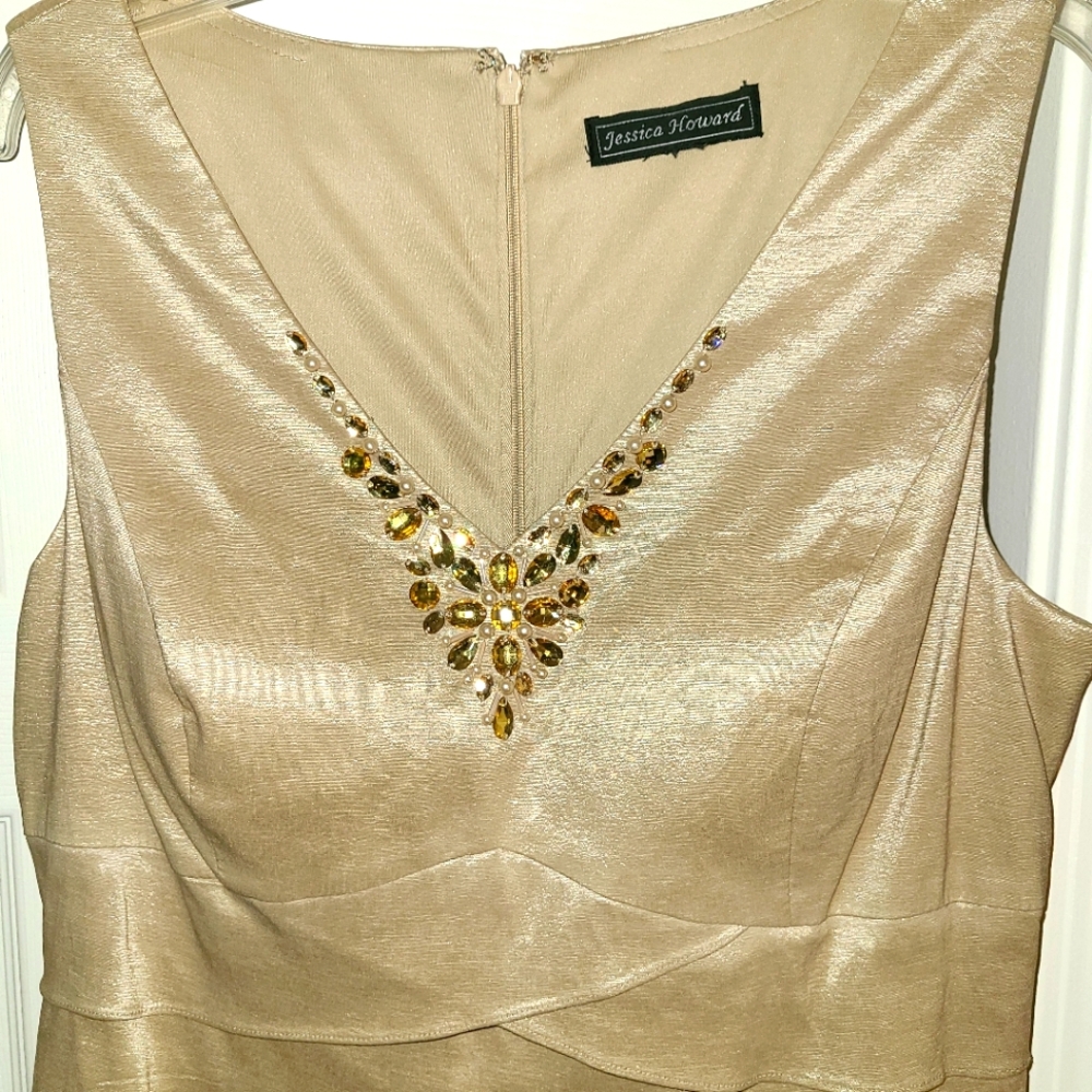 Full length evening gown w/jacket Jessica Taylor size 14